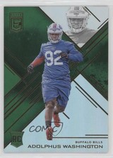 2016 Donruss Elite Elite Rookies Retail Green Adolphus Washington #136 s6o