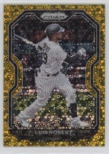 2021 Panini Prizm Tier III Gold Donut Circle Prizm 3/10 Luis Robert #248 b4d