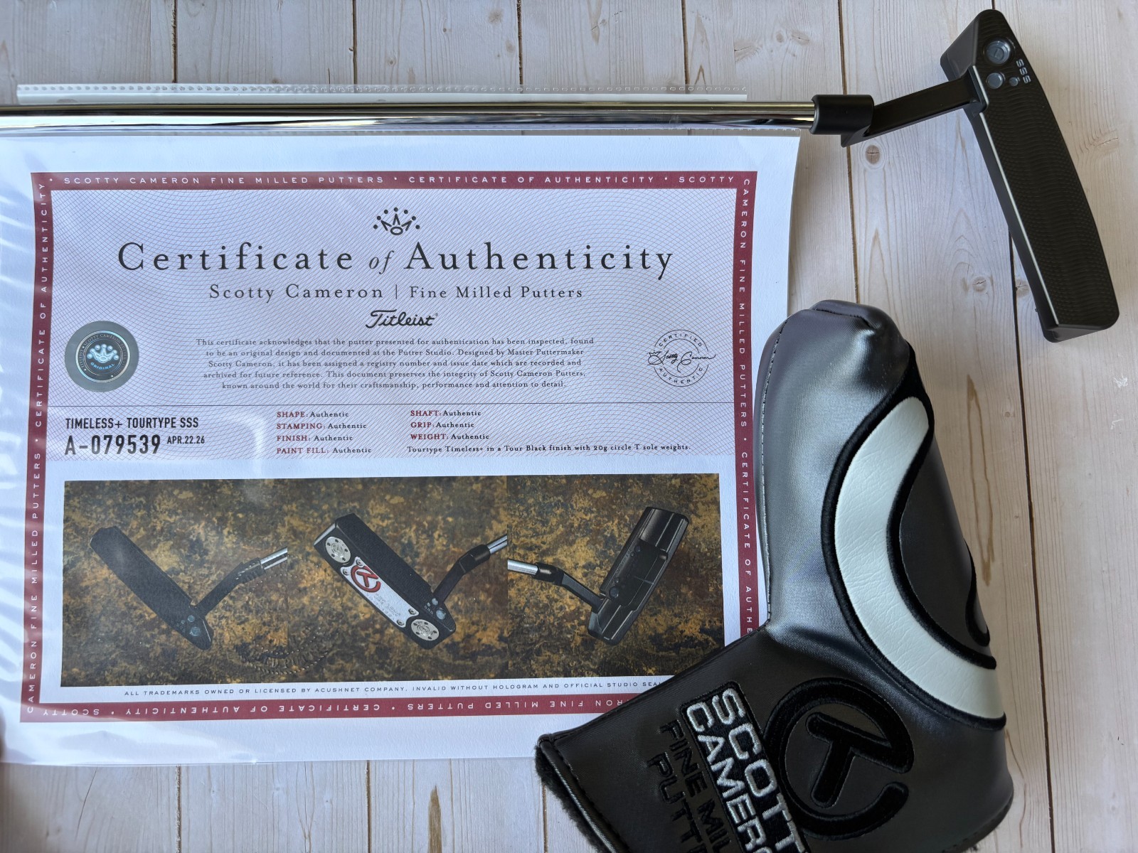 A079539, the certificate in the eBay listing's photos