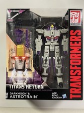 Transformers Titans Return Astrotrain & Darkmoon MISB New  Sealed