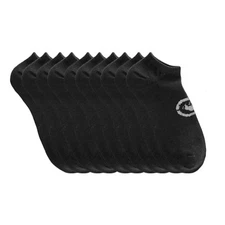 10, 20 or 30 Pairs of Ecko Men's Black Quick Dry No Show Athletic Socks