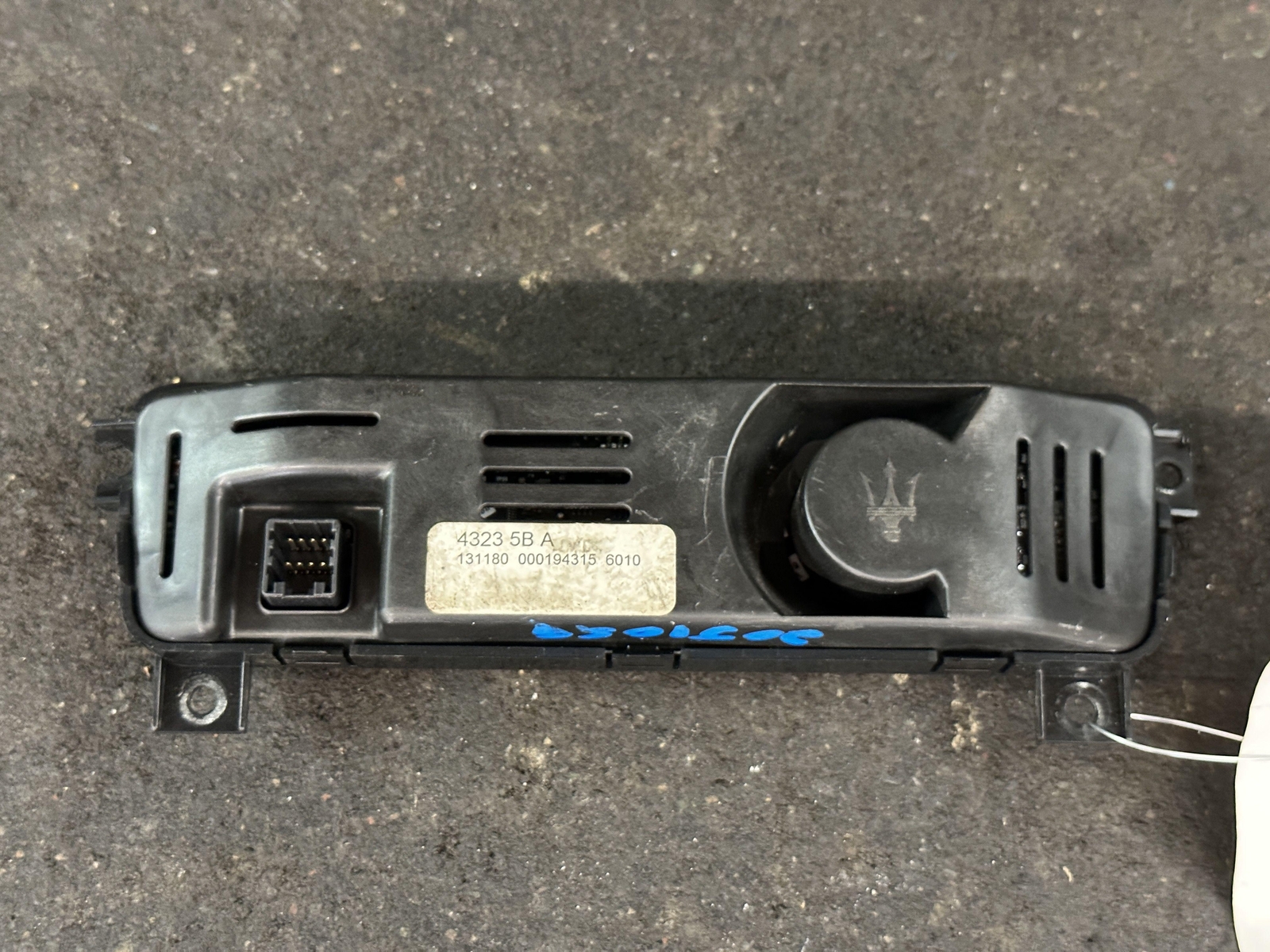 03-08 MASERATI QUATTROPORT HEATER AC TEMPERATURE CLIMATE CONTROL PANEL SWITCH