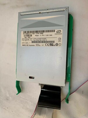 Dell NEC FD1231M Dell RP434 Floppy Drive - Black Bezel - 0RP434 +Cable - 0W5824