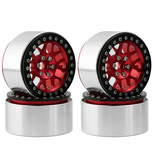 4PCS CNC 2.2 Beadlock Wheel Rim for 1/10 RC Crawler Car Axial Wraith TRX4 TRX-6 - Picture 19 of 26