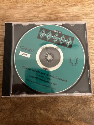 Best Of Poker Video Game Pc Cd-ROM M-Mature