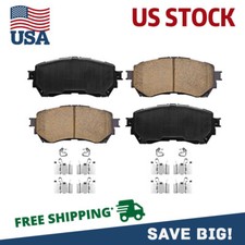 For 2014 2015 2016 2017 2018 - 2021 Mazda 6 Front Ceramic Brake Pads w/Hardware