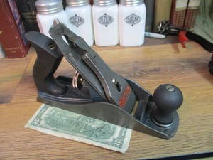 Vintage-Stanley-Handyman-No-H1204-12-204-Smooth-Bottom-Wood-Plane-Tools-USA