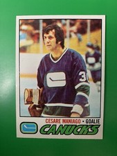 1977-78 Topps Cesare Maniago Vancouver Canucks #23