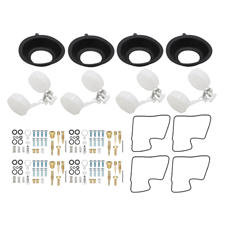 Kit de reparación de carburador diafragma y flotador para Honda V45 Magna 700 VF750S VF750F Foto 3 de 4
