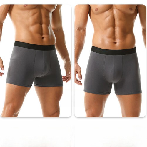 Herren Baumwolle Boxershorts Komfort Sport längeres Bein Boxershorts Männer Unterwäsche - Bild 22 von 33