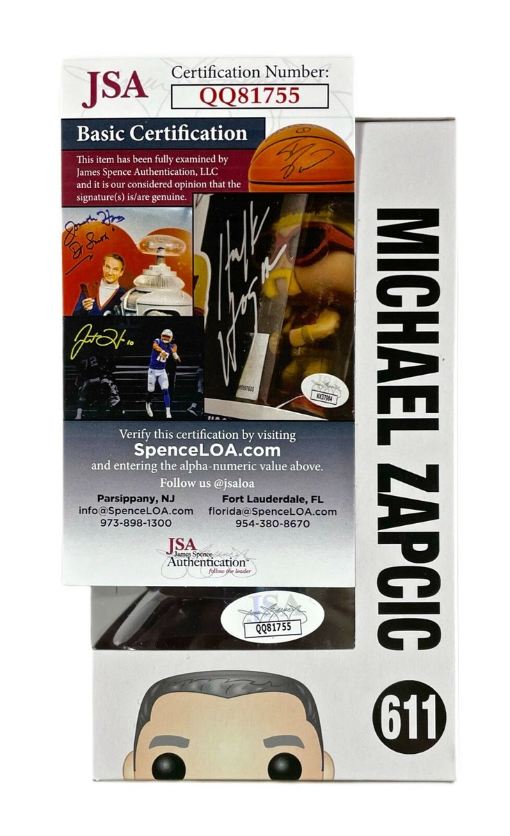 MICHAEL ZAPCIC Autograph SIGNED FUNKO POP Figure 611 COMIC BOOK