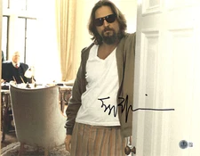 The Big Lebowski Jeff Bridges Signed Autograph 11x14 Photo Beckett BAS The Dude