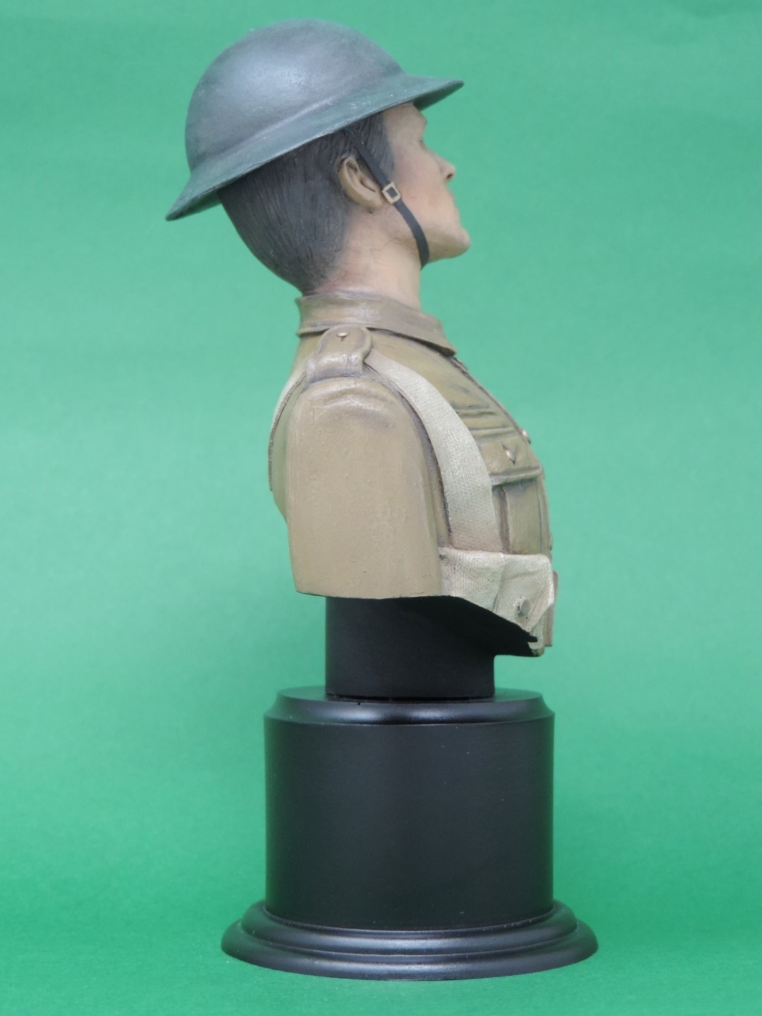 WW1 British Tommy Tin Hat Resin Military Bust Studio Painted L6 eBay