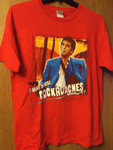 Scarface (Al Pacino) - Red Shirt - XL 