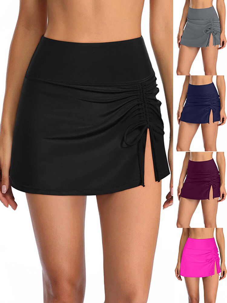 Swimsuit Shorts for Women Two Piece Women's Swim Skirt High Swimsuit Shorts for Women Two Piece Women's Swim Skirt High