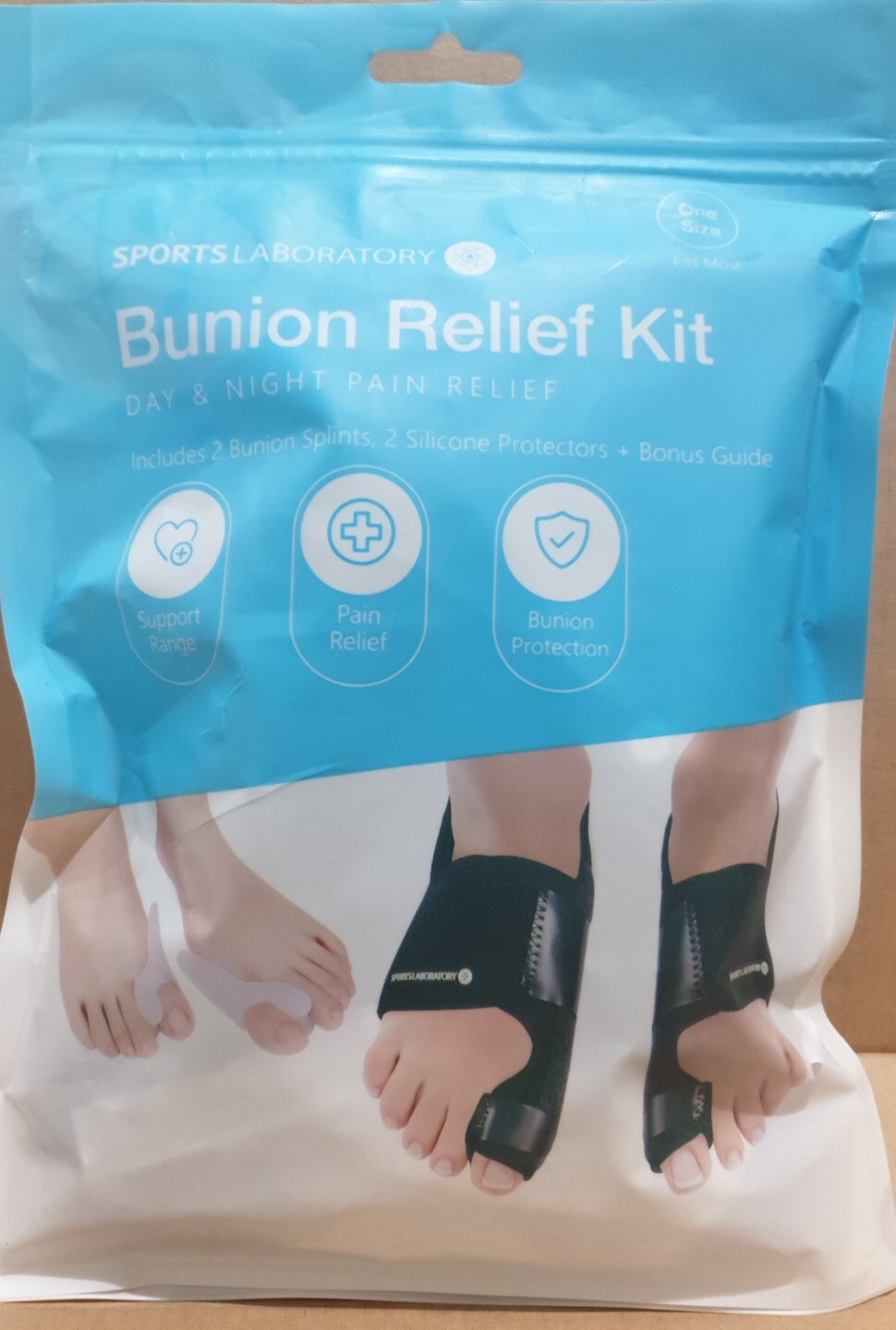 Sports Laboratory Bunion Relief Corrector Set Day & Night Kit pair