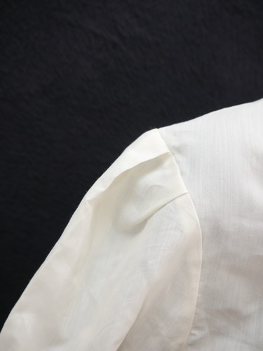 Gr.48 Dirndlbluse süße Bluse für Dirndl Diolen Baumwollmischung mit Spitze B9185 - Bild 3 von 6