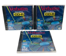 Verbatim Data Life Plus CD-R 74min 650mb Compact Disc Recordable