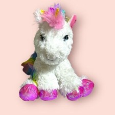 RARE Unicorn Barbie Pink Dreamtopia Mattel Girl Talking Plush 11" Tested  NEW