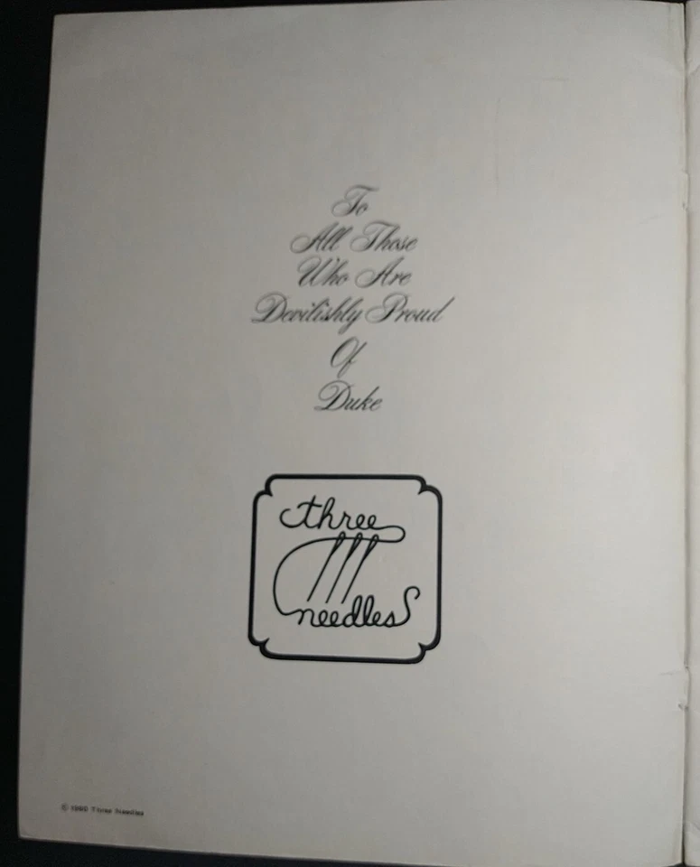 DUKE BLUE DEVILS Collection Of Designs For Duke University Counted Cross Stitch - Image 3 of 3