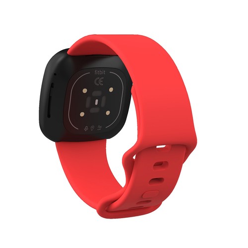 Für Fitbit Versa 3 4 Sense 2 Sport Silikon Uhrenarmband Handgelenk Gürtel > - Bild 14 von 26