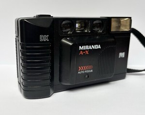 Vintage MIRANDA A-X 35mm AF Compact Camera With f/4 34mm Lens + Strap