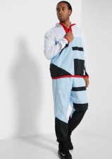 Nike Flight Basketball Tracksuit Size Large Sky Blue White Black Red BV9314 436