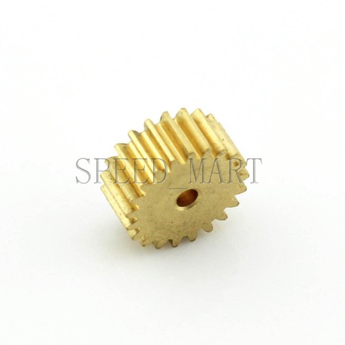 0.5M21T 2mm Bore Hole 21 Tooth Width 5mm Module 0.5 Motor Metal Spur Gear - Picture 3 of 4
