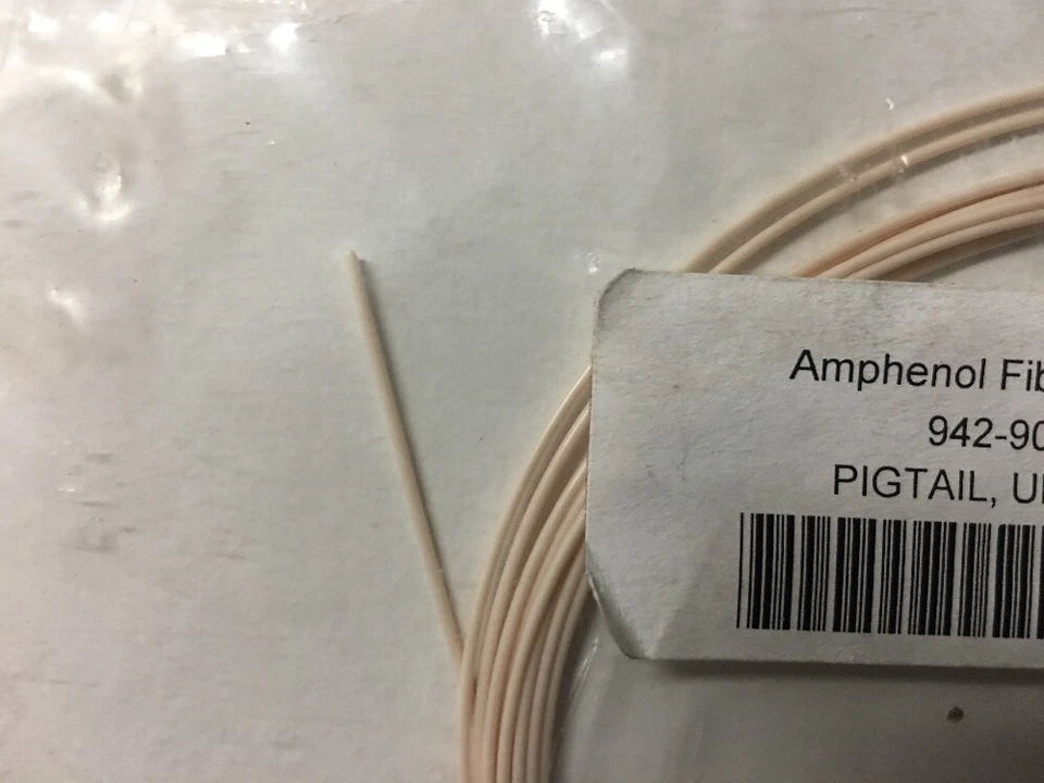 Amphenol Fiber Optic New Single Mode Pigtail Ultra SC 3m 942-90566-10003 - Image 3 of 4