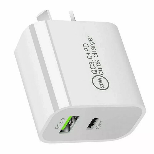 USB DUAL Type-C PD Quick Fast Wall Charger Adapter iPhone Port Power AU Plug - Picture 14 of 33