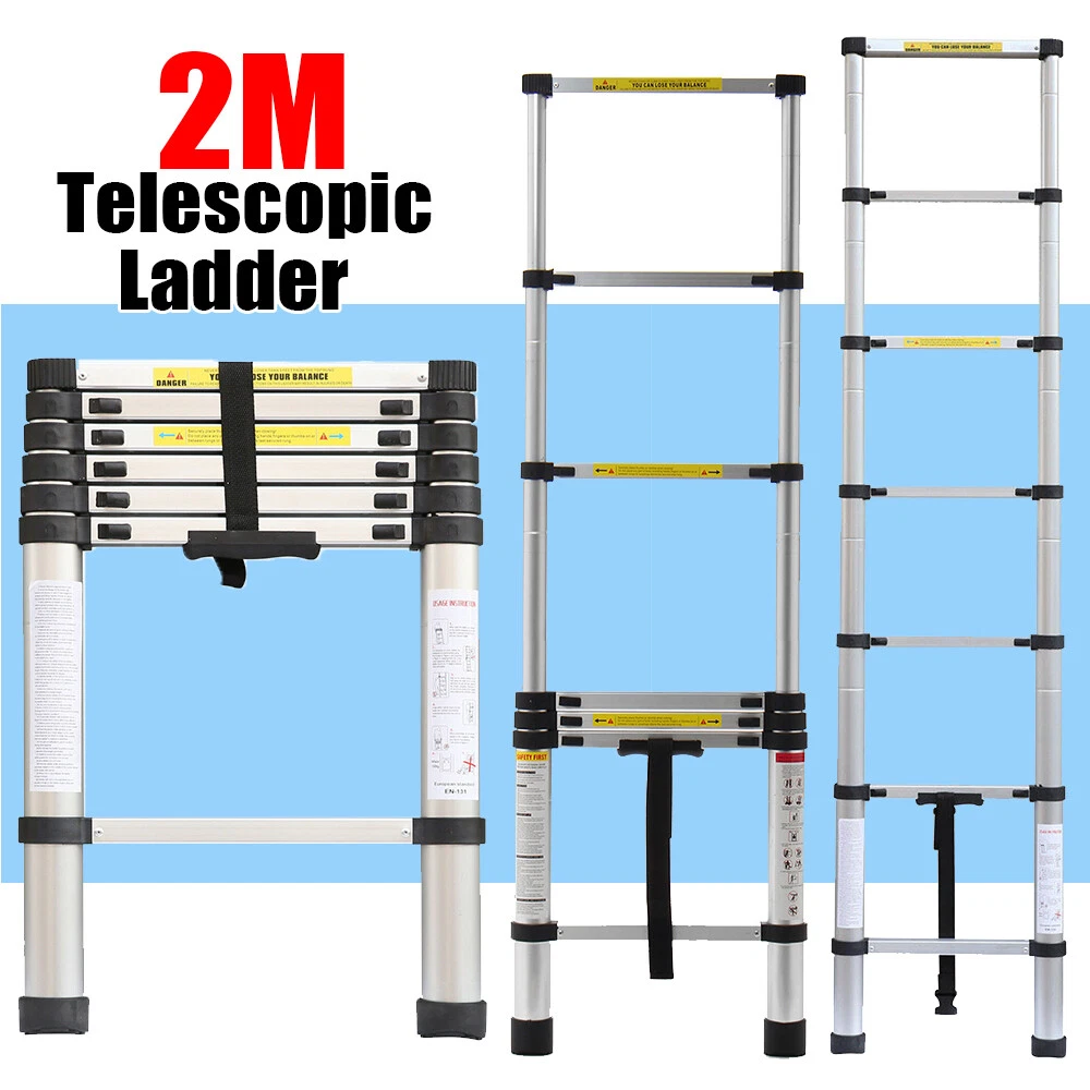 2m on sale telescopic ladder