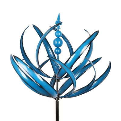 Harlow Wind Spinner Metal Windmill 3D Wind Powered Kinetic Sculpture Lawn Metal 