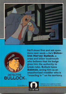 1993 Topps Batman: The Animated Series Batman #11 Detective