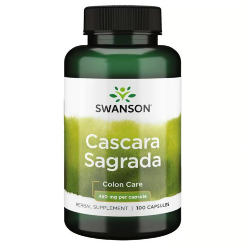 Swanson Cascara Sagrada 100 capsules / 450 mg per capsules
