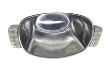 Pottery Barn BARONA Wine Champagne Chiller Ice Bucket Handles Abalone Shell