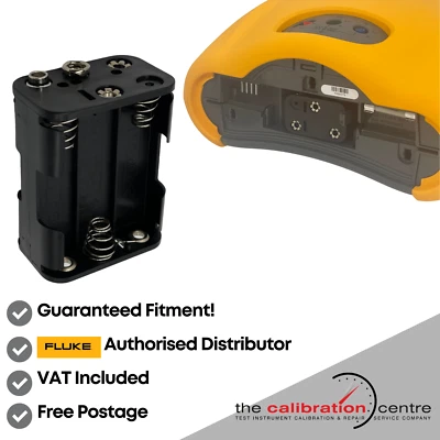 THE CALIBRATION CENTRE FLUKE 165X Tester BATTERY HOLDER for 1662, 1663 & 1664FC Testers - OEM FITMENT