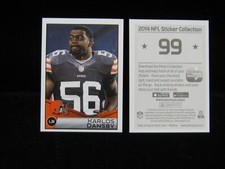 2014 Karlos Dansby Cleveland Browns Panini Sticker #99