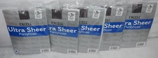 5 Ultra Sheer Pantyhose Lot Lt Light Grey Lot 5'-5'9" 100-160lbs