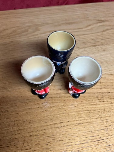 Vintage British Soldier Plastic 1970’s Egg Cup Hong Kong & Policeman x 3 Kitsch - Picture 8 of 12