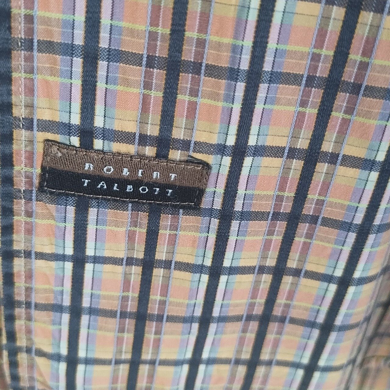 Robert Talbott Long Sleeve Button Down Plaid Cott… - image 6