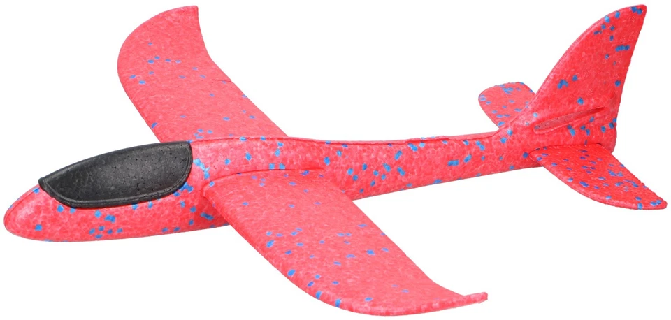 Large Kids Foam Toy Aeroplane 48cm Glider Hand Throw Garden Airplane Toy Plane