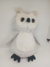DolliBu Plush Owl Stuffed Animal Soft Fur Huggable Playtime Plush Toy  9"