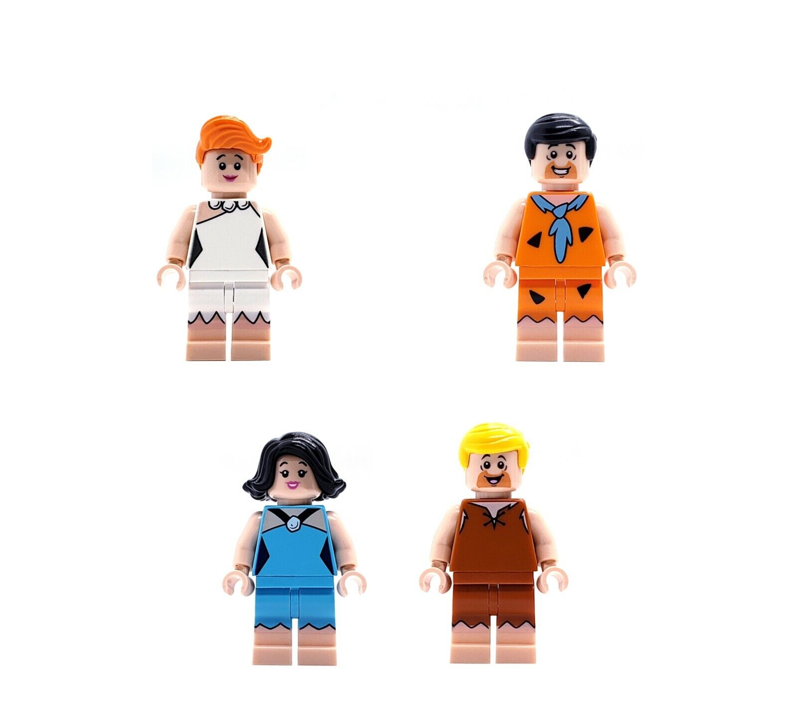 LEGO Ideas The Flintstones minifigures 21316 Fred Flintstone Barney Rubble