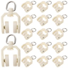 30PCS Curtain Pulley Practical Reusable Curtain Wheel Curtain Track Pulley