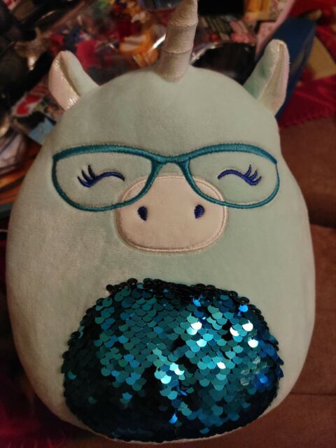Squishmallow 7â Nyla Unicorn - Target Sequin Belly Kellytoy for sale online | eBay