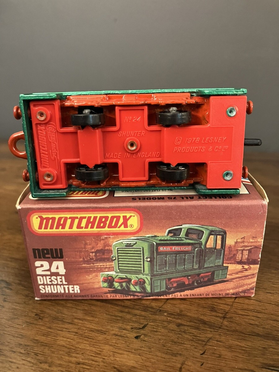 Matchbox #24F-3 Diesel Shunter, 1978 w/ original box. New Matchbox #24F-3 Diesel Shunter, 1978 w/ original box. New