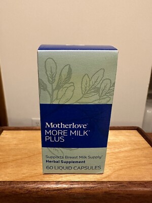 Motherlove More Milk Plus (60 Liquid caps) Lactation Herbal Supplement EXP 3/26