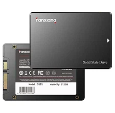 Fanxiang 512GB SSD 2.5 SATA Internal Hard Drive TLC 6Gbs 550MB/s For PC/MAC/Xbox