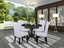 5pc dinette kitchen dining set round pedestal table + 4 parsons chairs in black