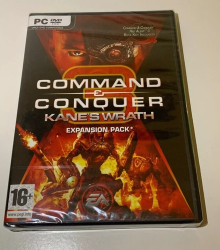 Command & Conquer 3 Kane's Wrath PC NEW Sealed FULL Original UK Version